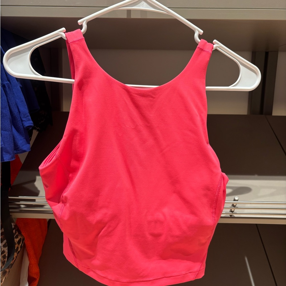 Lululemon Athletica Vibrant Pink Tank Top